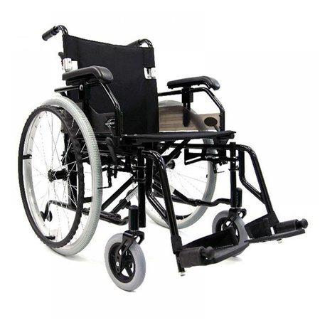 CARMAN Karman LT-K5 18 in. 28 lbs Seat Adjustable Ultra Lightweight Wheelchair; Black LT-K5